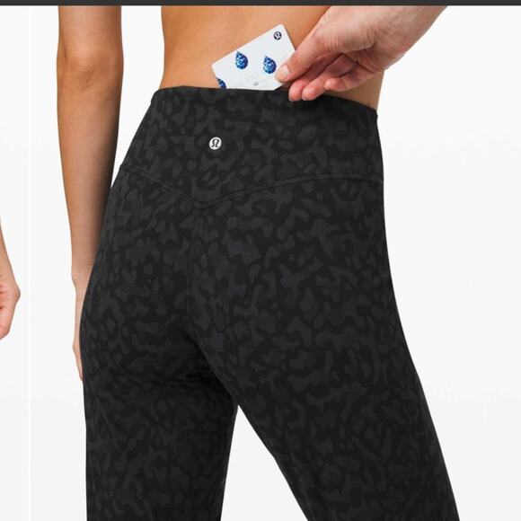 Lululemon | Align Jogger 28" Formation Camo Deep Coal Multi Black Gray Casual 4 - Picture 6 of 13